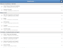 Tablet Screenshot of greenpassion.org